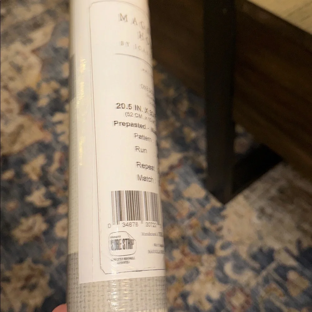 Magnolia Home by Joanna Gaines Wall Covering ME1555 Woven Trellis Wallpaper (1)